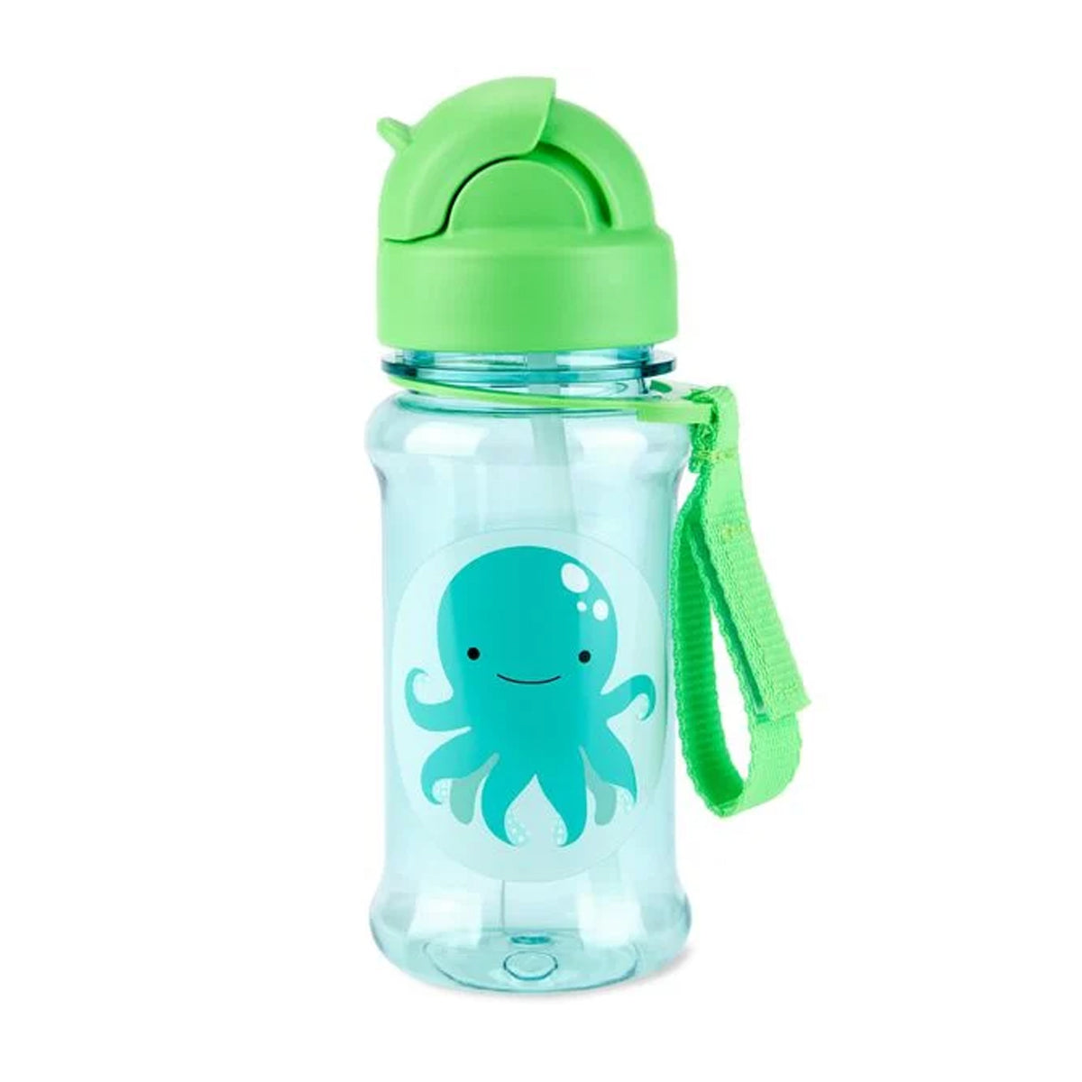 Skip Hop Zoo Tritan Renew Straw Water Bottle - Octopus